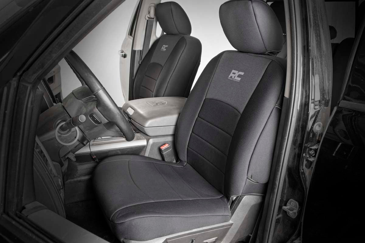 Rough Country Dodge Neoprene Front Seat Covers 09-18 Ram 1500 91028