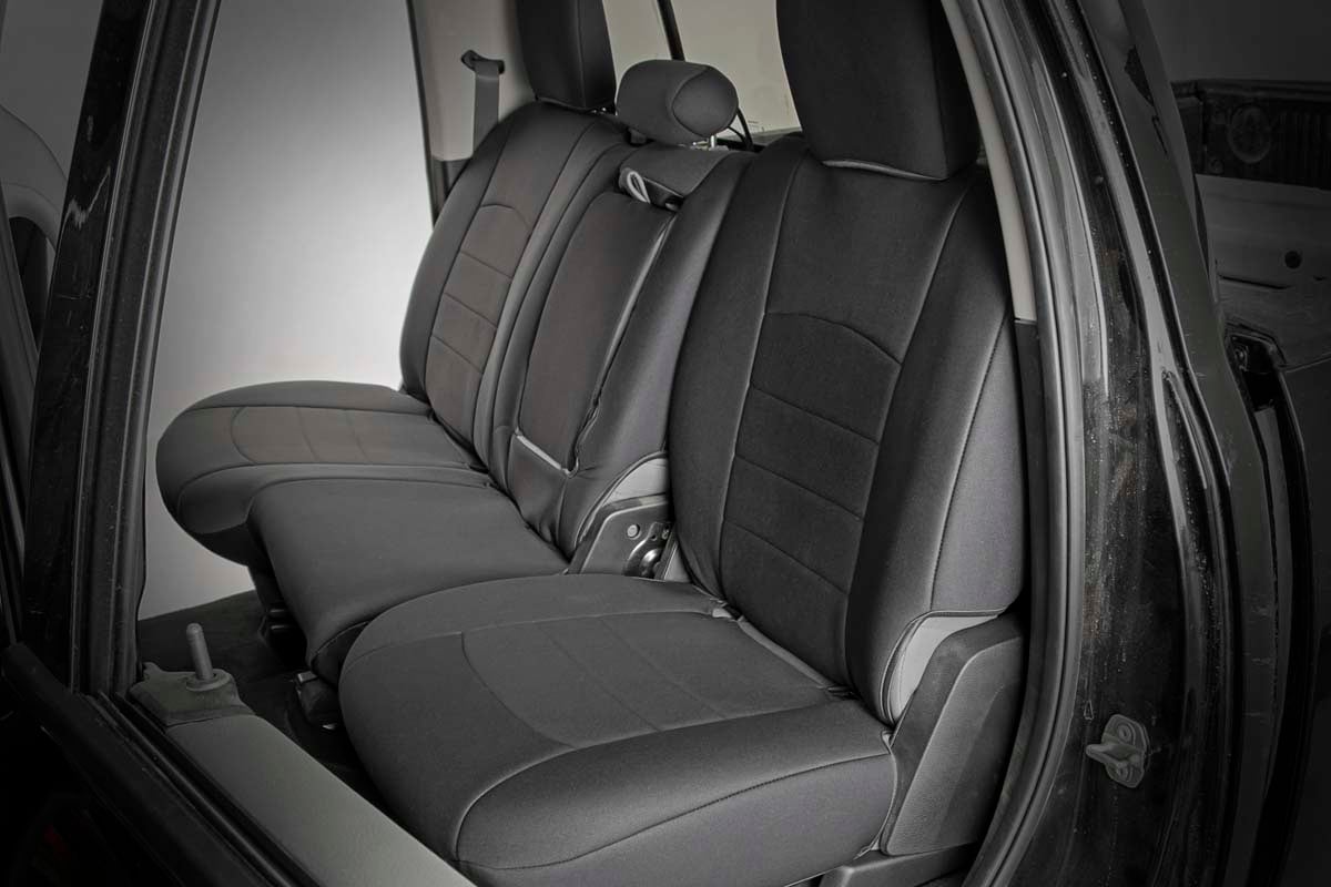 Rough Country Dodge Neoprene Front & Rear Seat Covers 09-18 Ram 1500 91029
