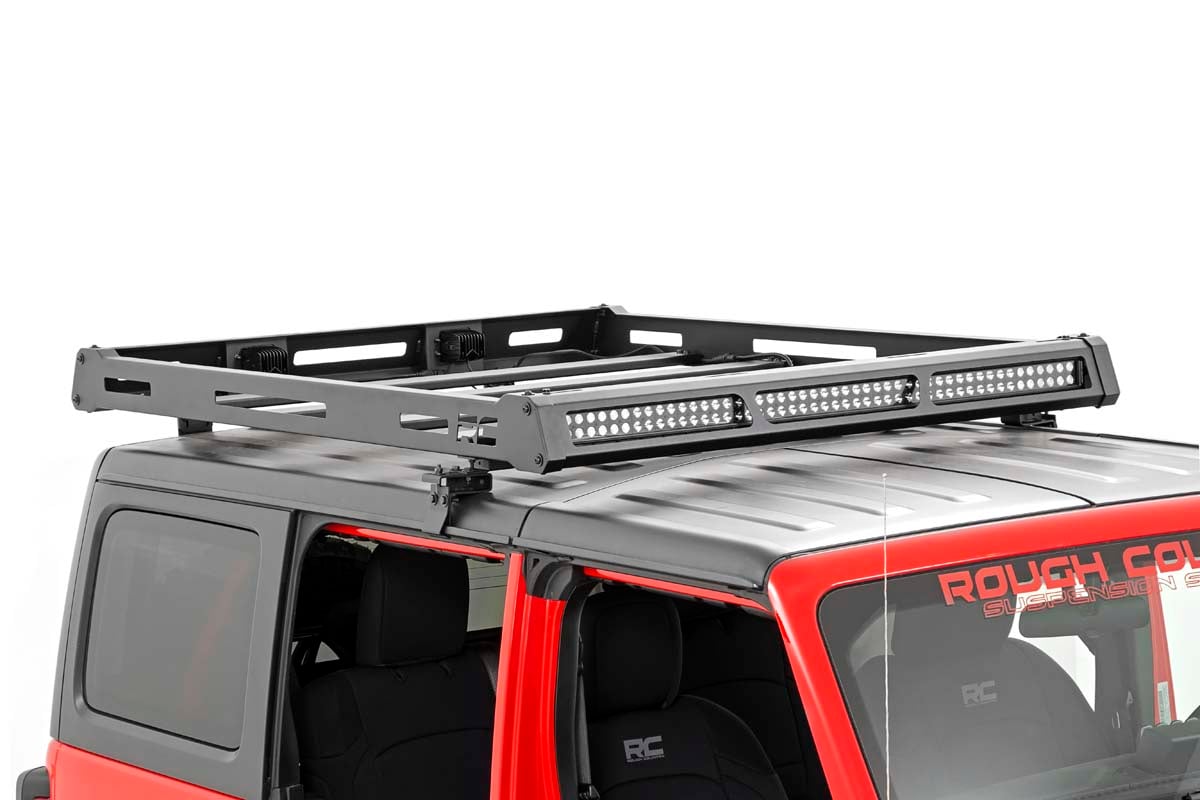 Rough Country Jeep Roof Rack System 18-20 Wrangler JL 10612