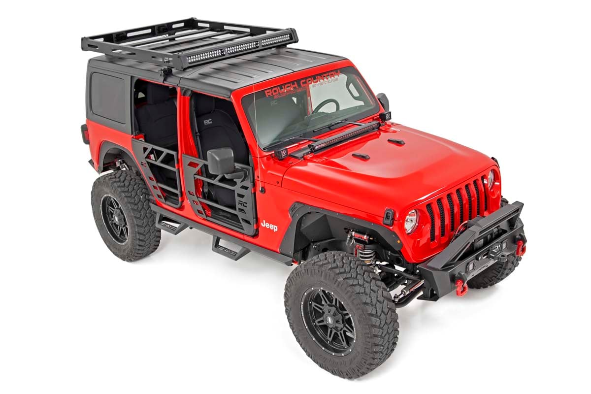 Rough Country Jeep Roof Rack System 18-20 Wrangler JL 10612