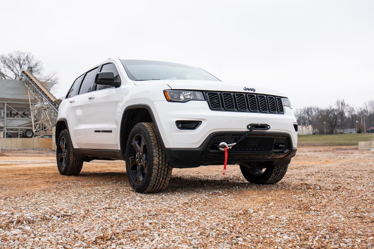 Rough Country Jeep Hidden Winch Mounting Plate 14-20 Grand Cherokee WK2 10602