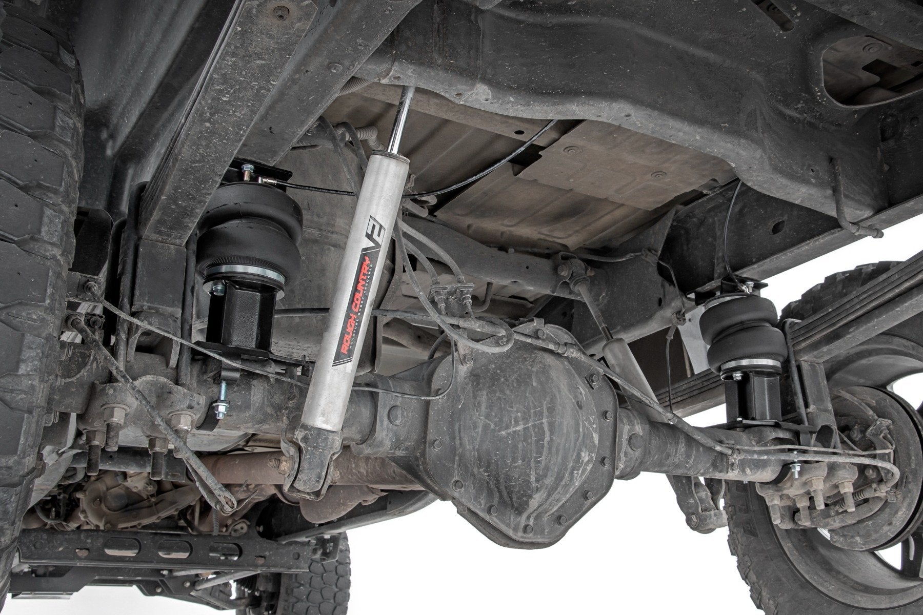 Rough Country Air Spring Kit w/Compressor 6" Lift Kit Chevy/GMC 2500HD 01-10 100064WC
