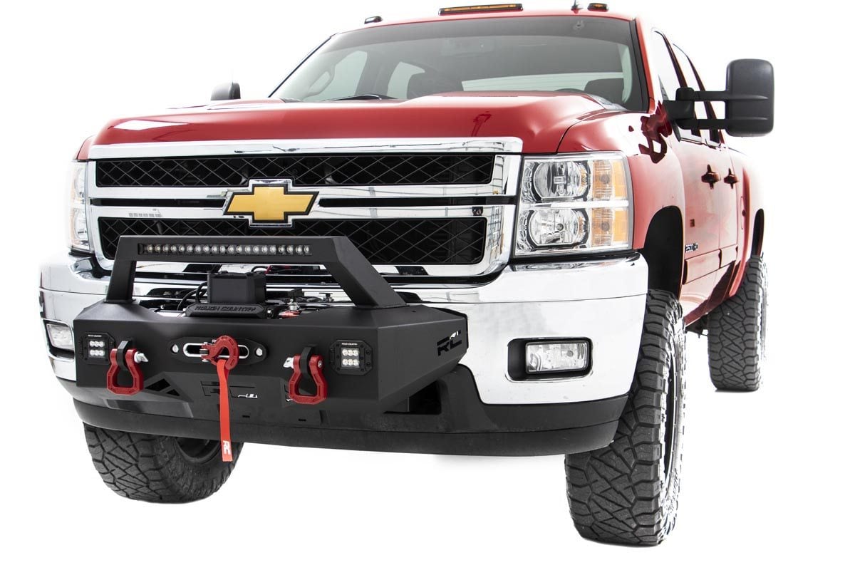 Rough Country EXO Winch Mount System 11-19 Chevrolet Silverado 2500/3500 10764