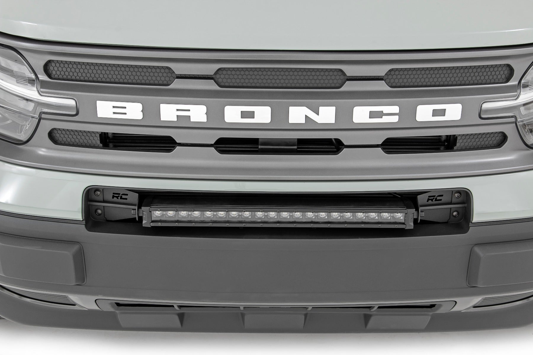 Rough Country LED Light Bumper Mount 20" Single Row Ford Bronco Sport 21-23 82036