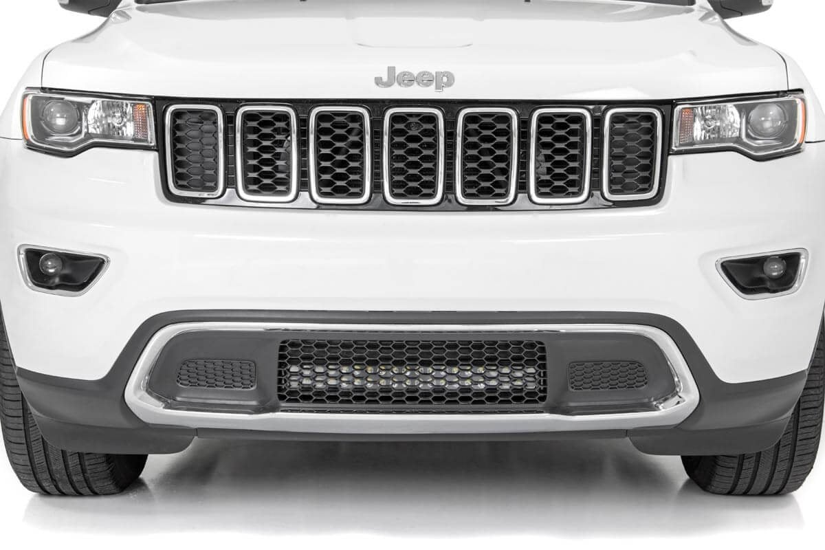 Rough Country 20in LED Bumper Kit Black Series 11-20 WK2 Grand Cherokee 70773