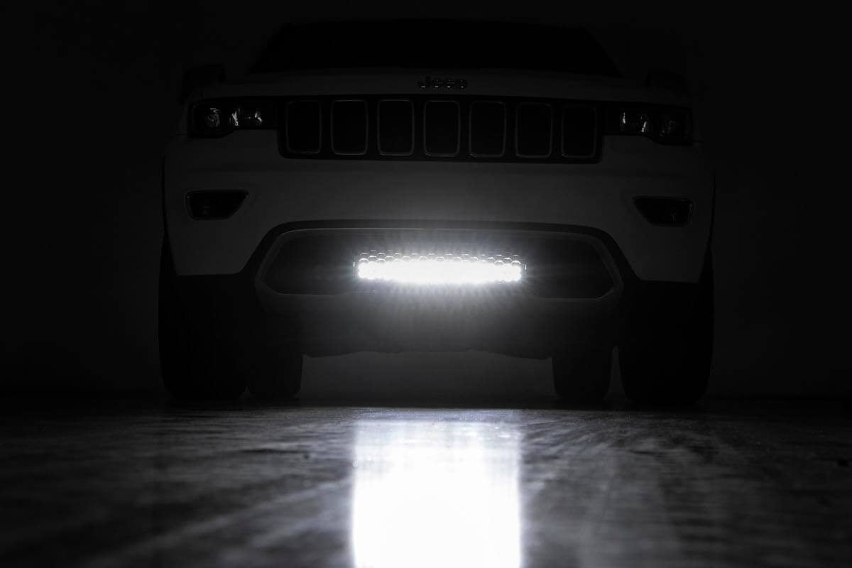 Rough Country 20" LED Bumper Kit Black w/White DRL for Jeep Grand Cherokee 11-20 70773DRL
