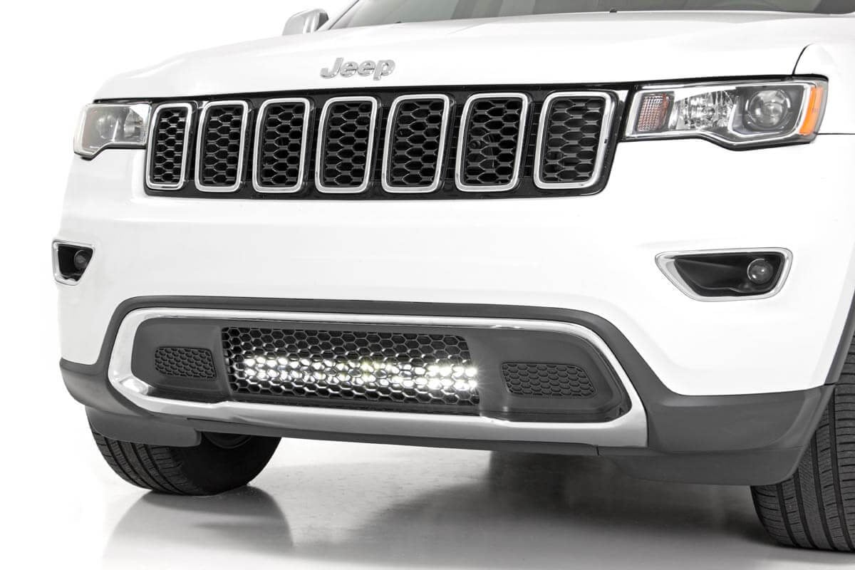 Rough Country 20in LED Bumper Kit Black Series 11-20 WK2 Grand Cherokee 70773