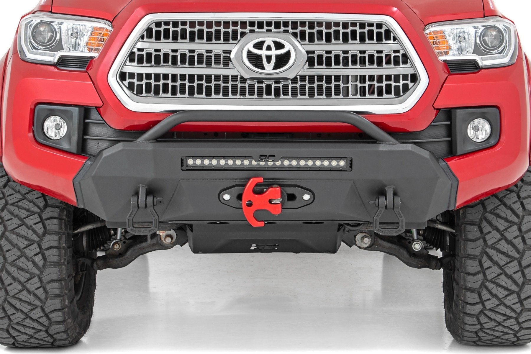 Rough Country Front Bumper Hybrid 20" Blk LED Toyota Tacoma 4WD (2016-2022) 10718