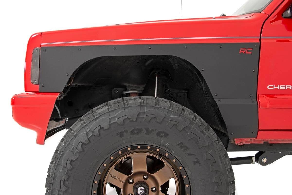 Rough Country Front Upper and Lower Quarter Panel Armor 84-96 Cherokee XJ 10577