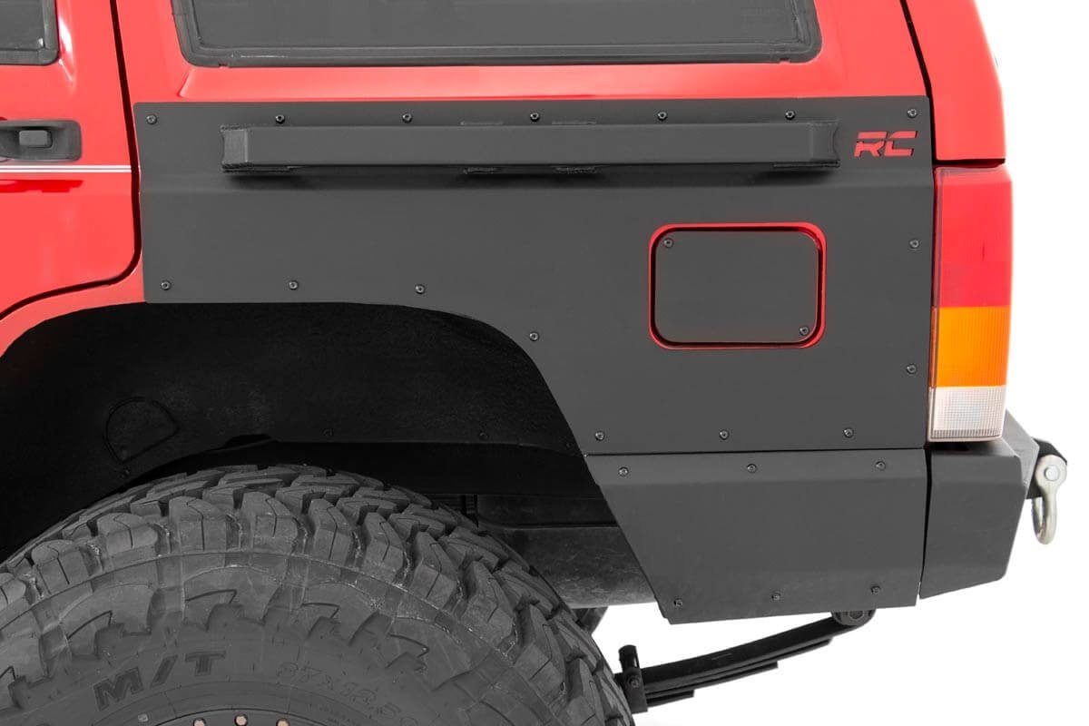 Rough Country Rear Upper and Lower Quarter Panel Armor 97-01 Cherokee XJ 10579