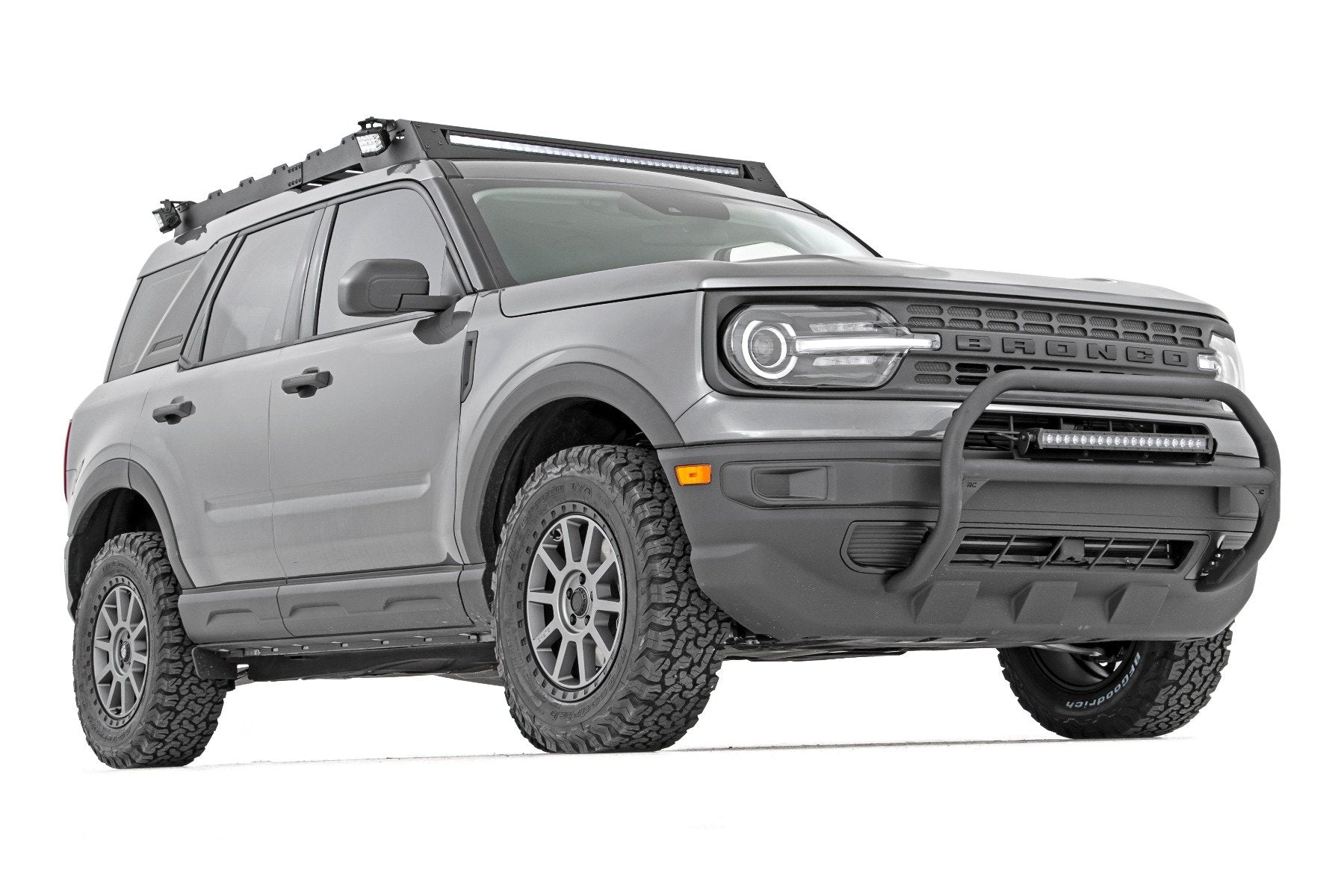 Rough Country Nudge Bar w/Black Series DRL LED 2021 Ford Bronco Sport 51042