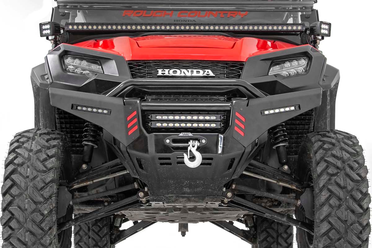 Rough Country Honda Pioneer Frt Bumper Panel 6" LED bar Factory Stinger 92025
