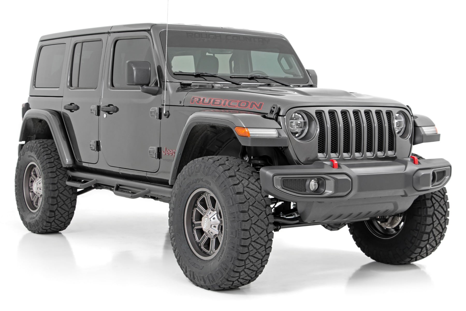 Rough Country 3.5 Inch Lift Kit | Adj Lower | FR D/S | M1R | for Jeep Wrangler Unlimited (24-26) 91644