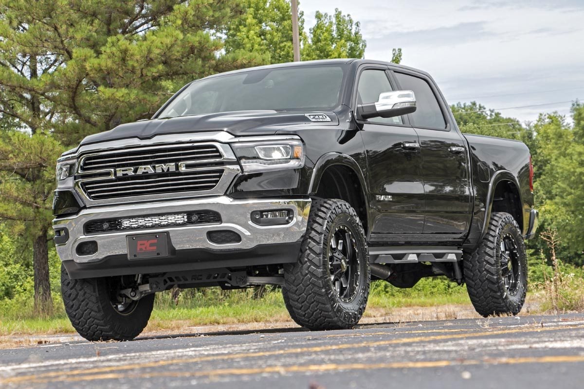 Rough Country Dodge 20" LED Bumper Kit Black Series White DRL 19-20 RAM 1500 70779DRL