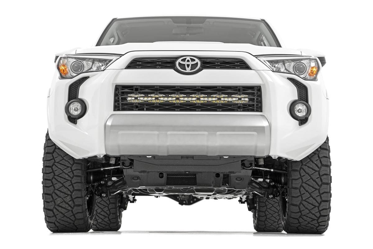 Rough Country 30in LED Grille Kit Black Series White DRL fits Toy 14-20 4-Runner 70787
