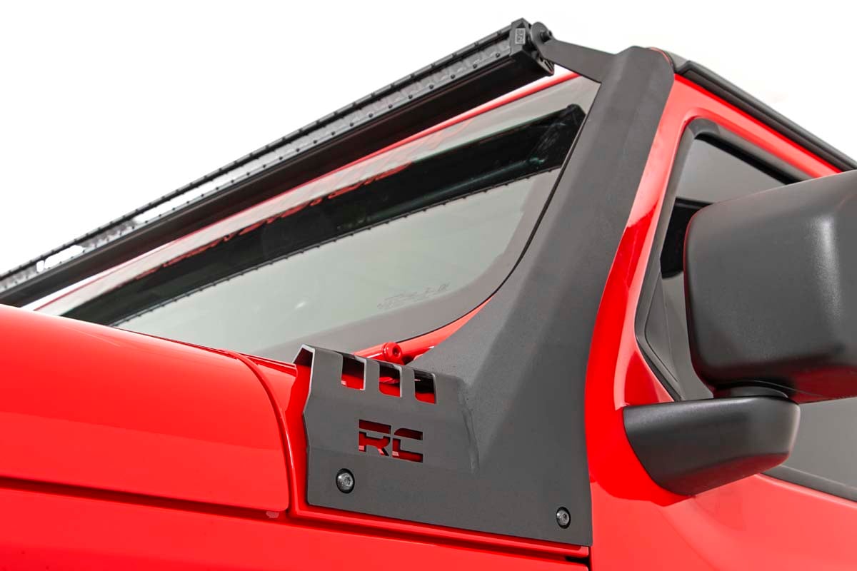 Rough Country Jeep 50" LED Light BarKit Blk Series Gladiator JT Wrangler JL 70065