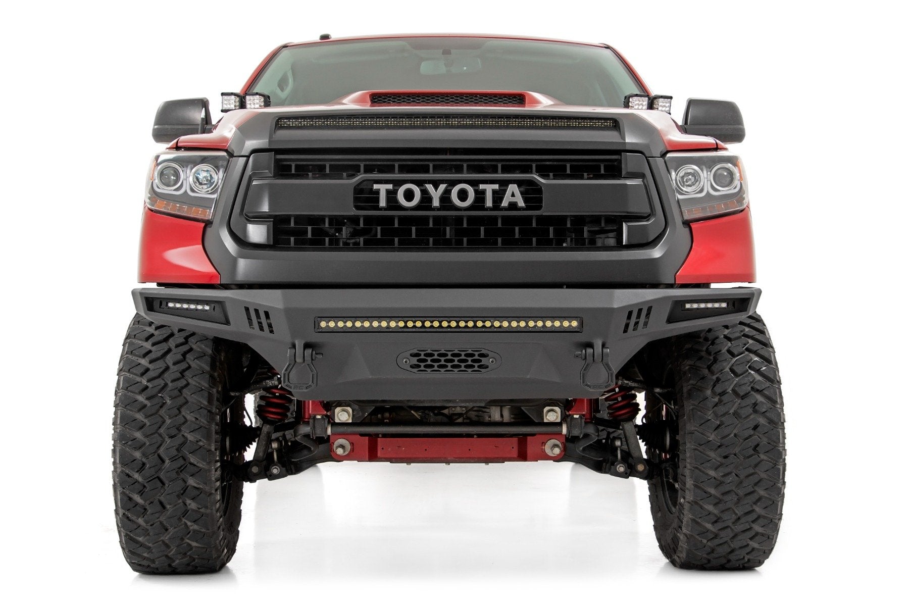 Rough Country Front Prerunner Bumper LED for Toyota Tundra 2014-2021 10915 -2