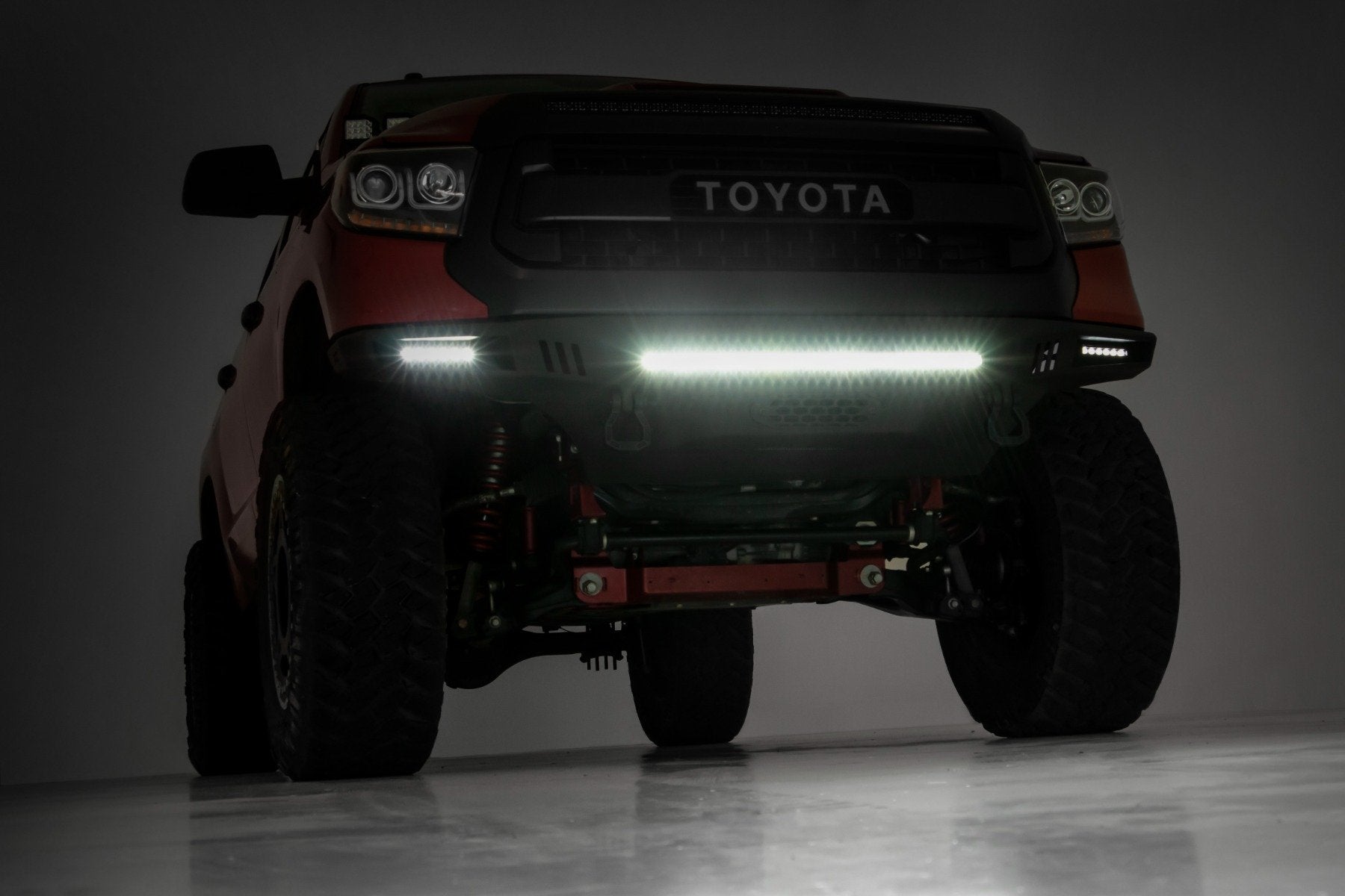 Rough Country Front Prerunner Bumper LED for Toyota Tundra 2014-2021 10915 -5