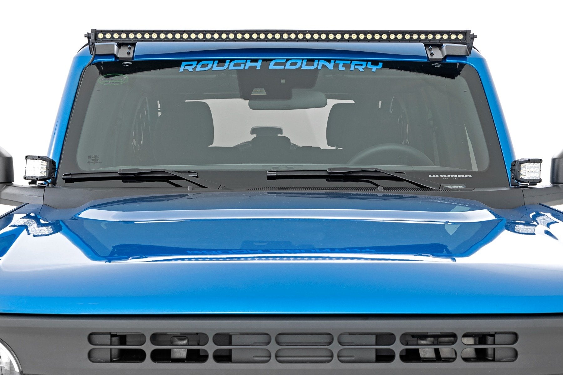 Rough Country LED Light Ditch Mount 2" Pair Spot Pattern Ford Bronco 21-23 82047
