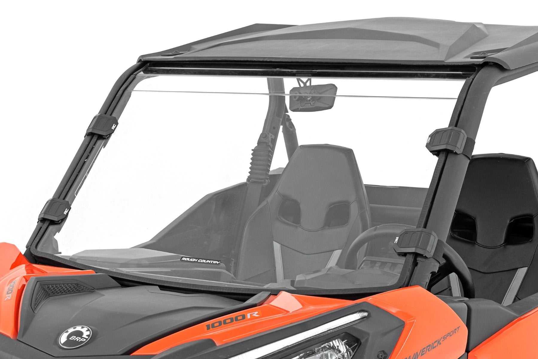 Rough Country Full Windshield | Scratch Resistant | Can-Am Maverick Sport 98101930