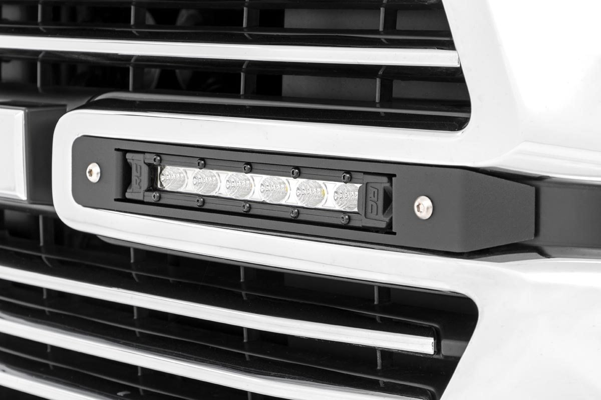 Dodge Dual 6in LED Grille Kit Chrome Series 19-22 RAM 1500 70784