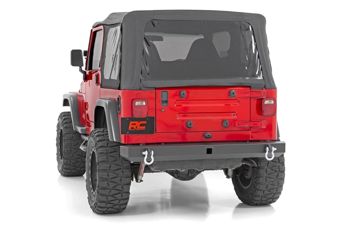 Rough Country Jeep Classic Full Width Rear Bumper 87-06 Wrangler YJ/TJ 10591