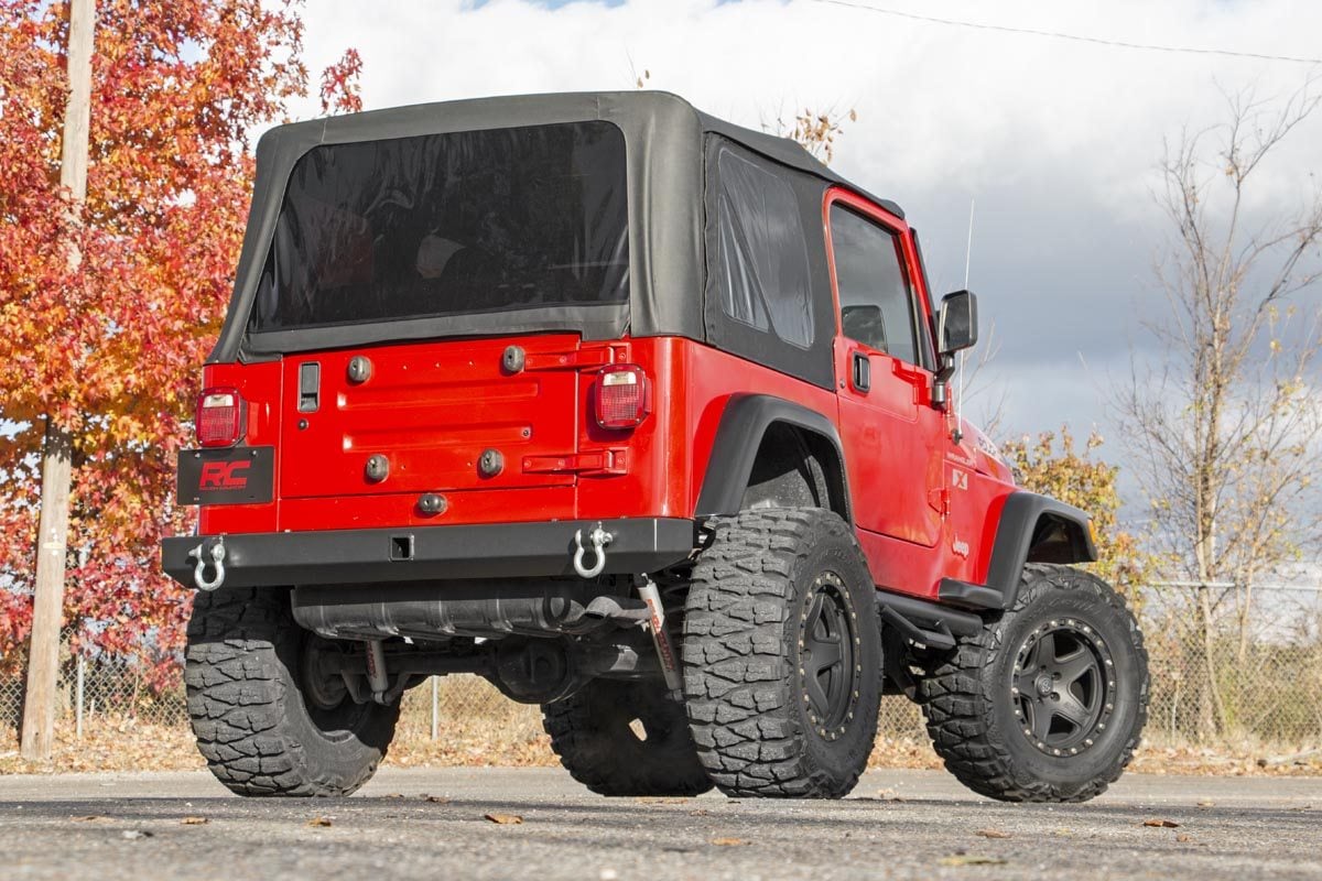 Rough Country Jeep Classic Full Width Rear Bumper 87-06 Wrangler YJ/TJ 10591