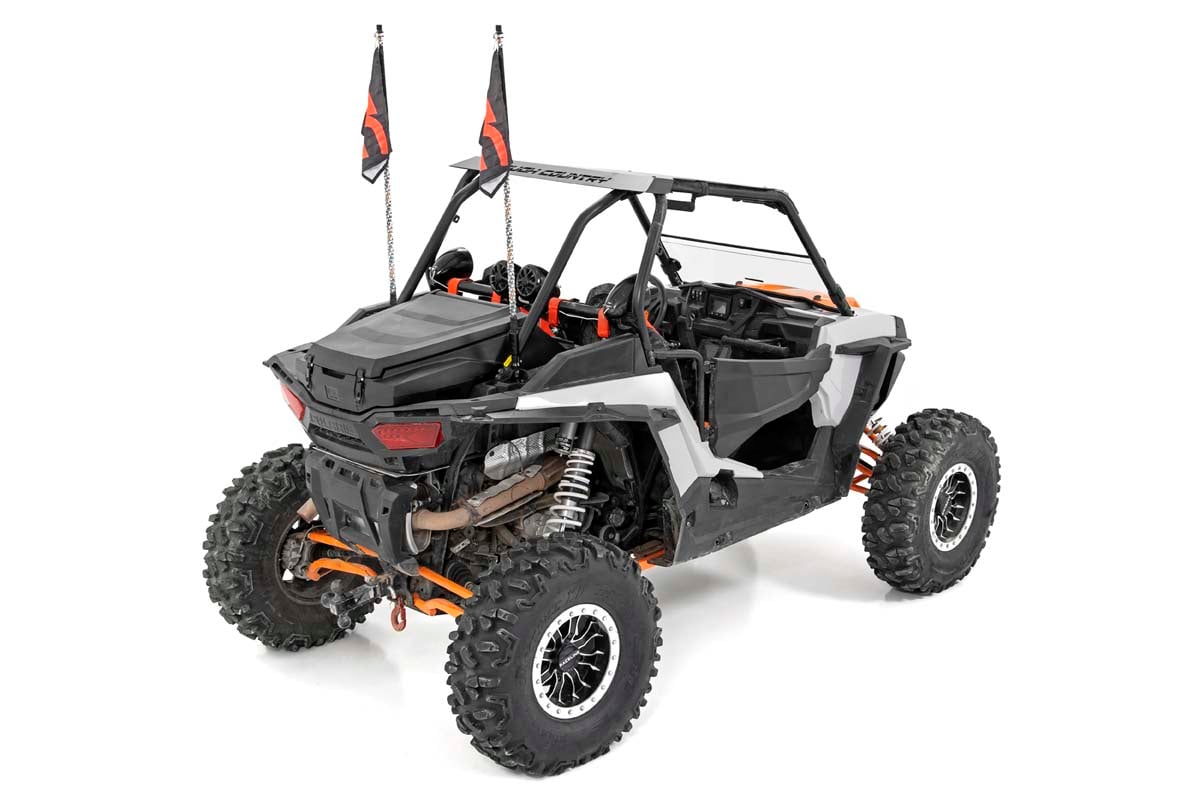 Rough Country Polaris LED Whip Light Roll Cage Mounts RZR 1000XP Turbo 93051