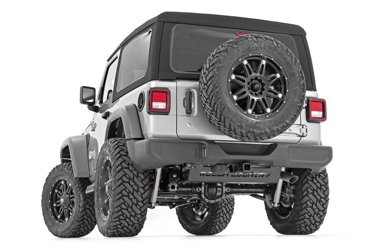 Rough Country Muffler Skid Plate Jeep Wrangler JL 18-23 10599