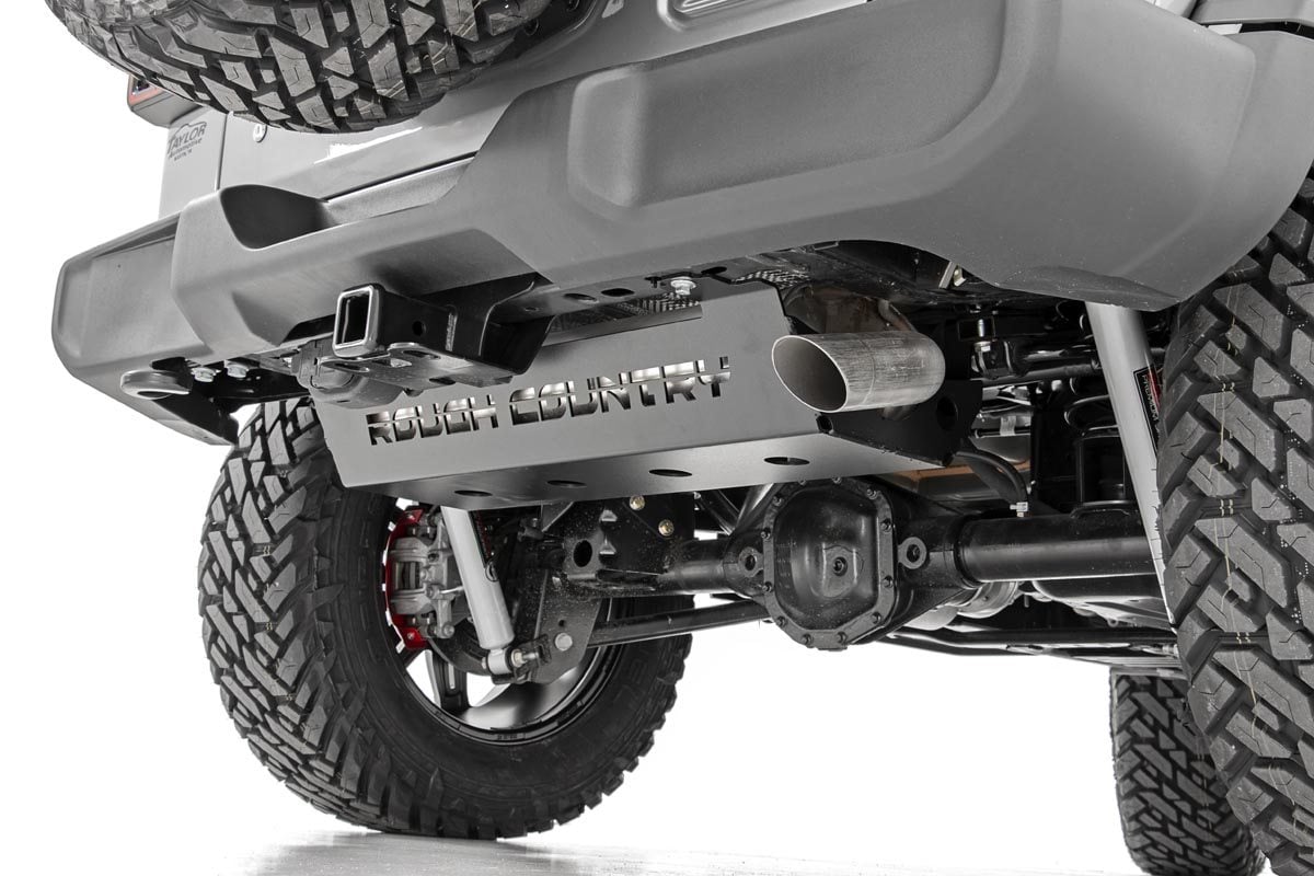 Rough Country Muffler Skid Plate Jeep Wrangler JL 18-23 10599