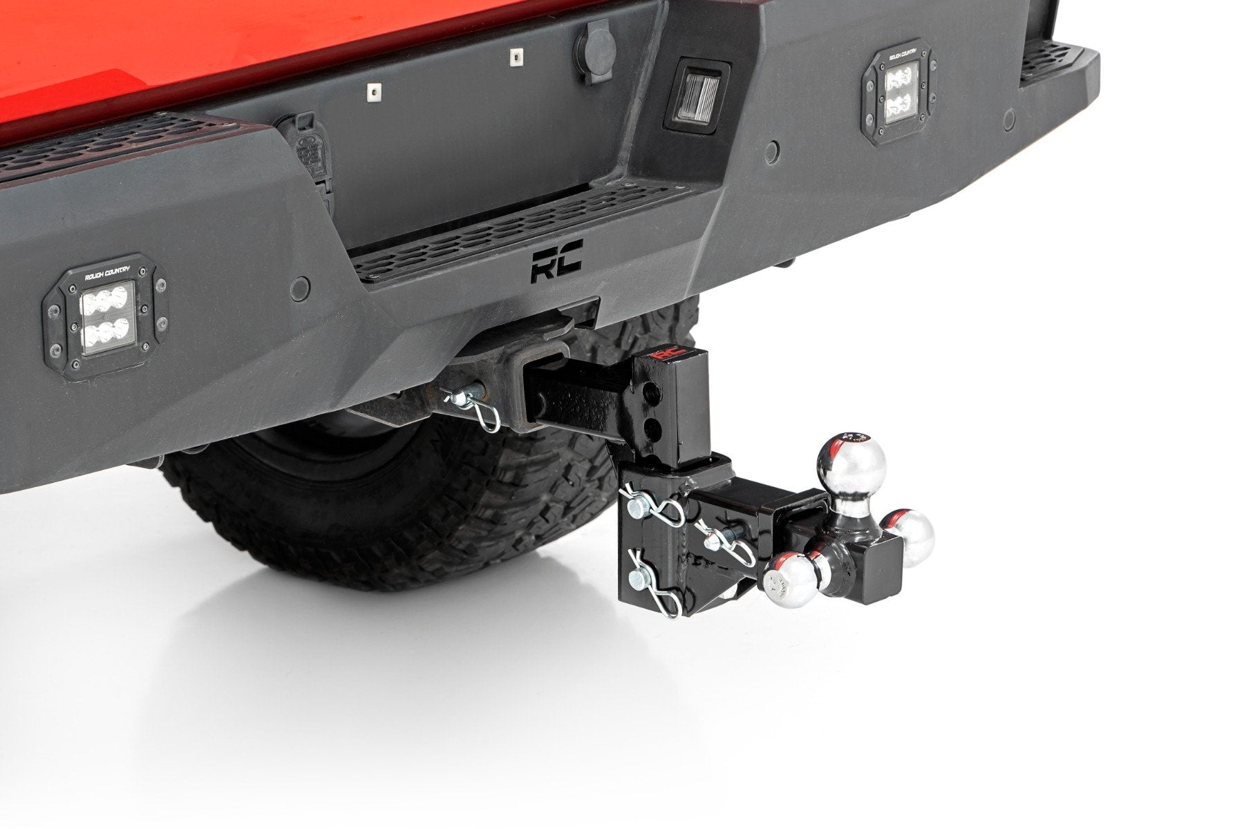 Rough Country 2 Inch Class III Multi-Ball Adjustable Hitch 99100