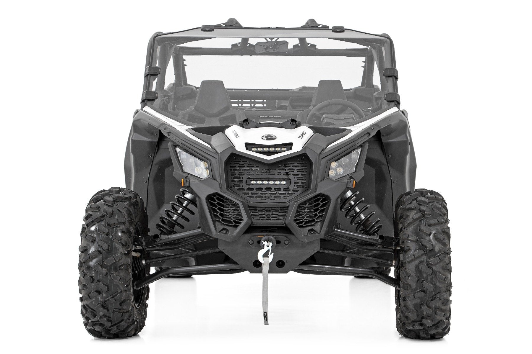 Rough Country Can-Am 6-inch Slimline LED Cowel Kit (17-21 Maverick X3) 97020