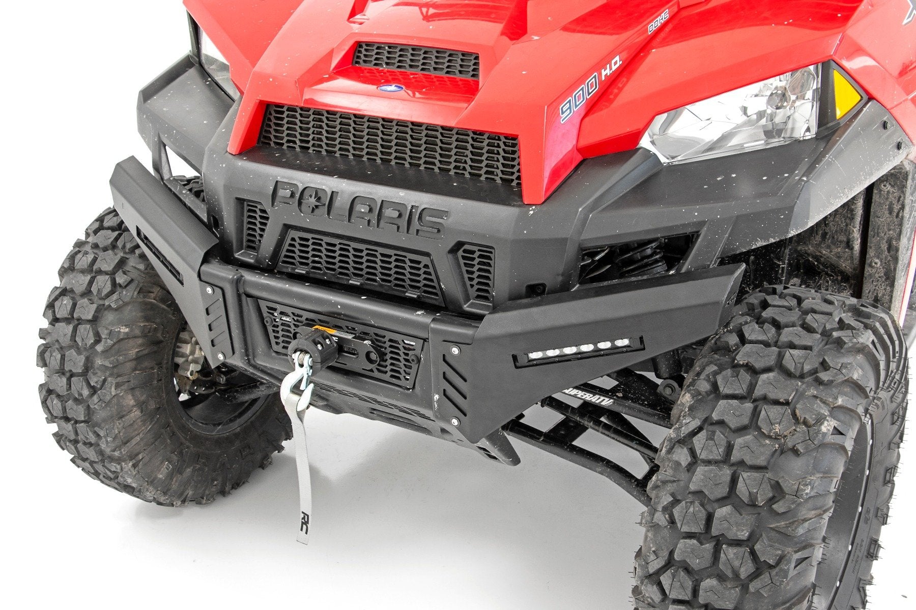Rough Country Polaris Front Bumper Panels w/ 6in LED Light Bars 13-19 Ranger 93044