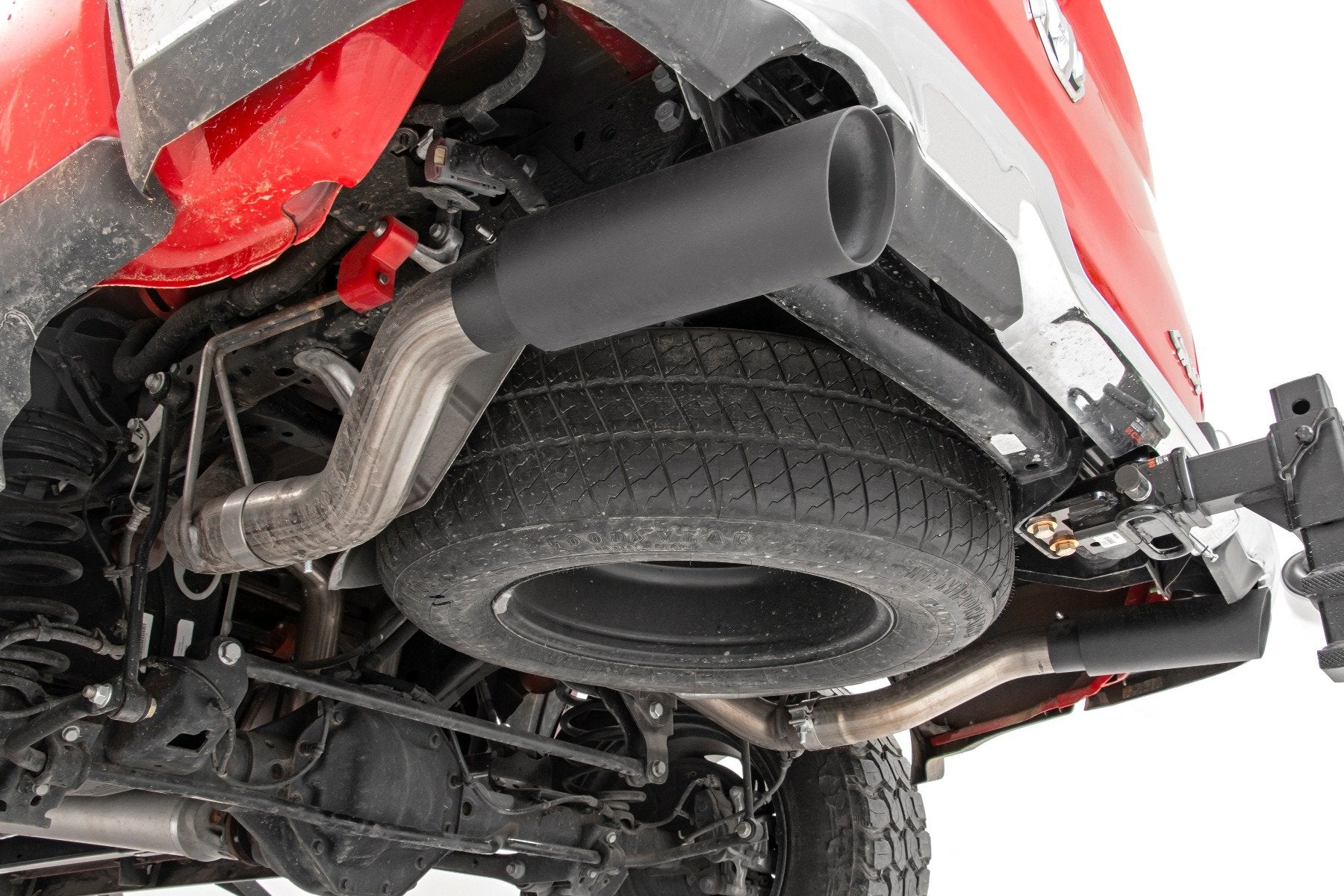 Rough Country Dual Cat-Back Exhaust System Black Tips 19-21 Ram 1500 V8 5.7L 96013