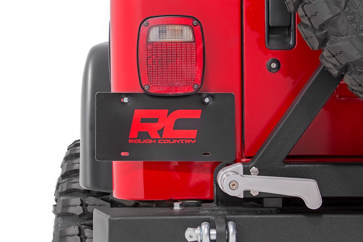 Jeep License Plate Adapter 97-06 Wrangler TJ 10510