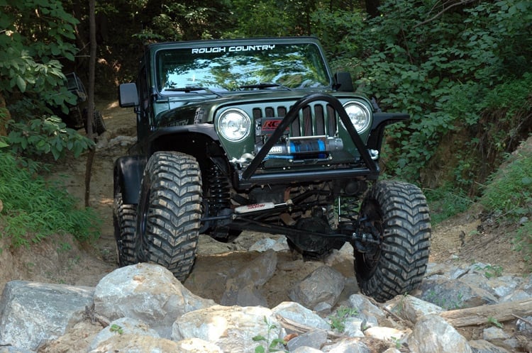 Rough Country 4" Lift Kit X-Series M1 For Jeep Wrangler TJ 4wd 1997-2006 66140