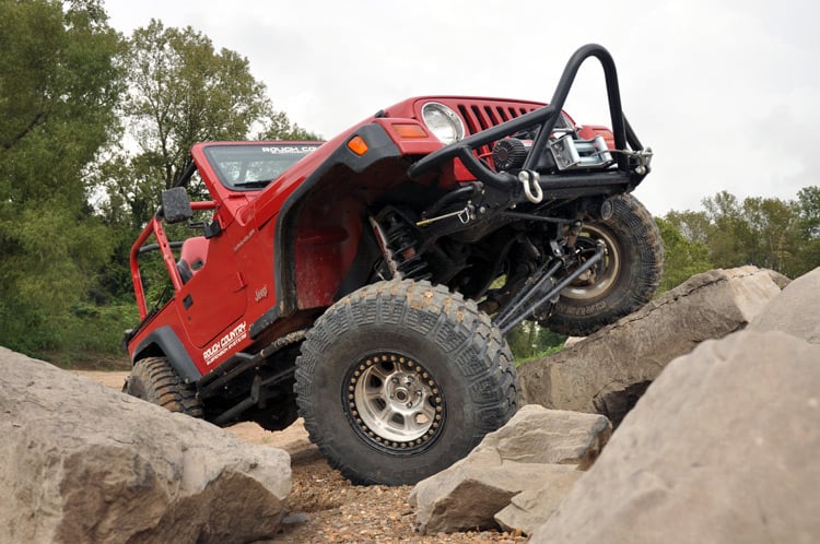 Rough Country 6" Lift Kit Long Arm V2 for Jeep Wrangler TJ 4WD 1997-2006 -2