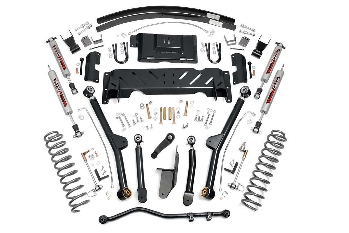 Rough Country 4.5in Long Arm Suspension Lift Kit for 84-01 XJ Cherokee-NP242 61622