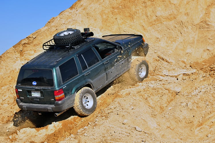 Rough Country 4" Long Arm Suspension Lift Kit for Grand Cherokee ZJ 93-98 90222