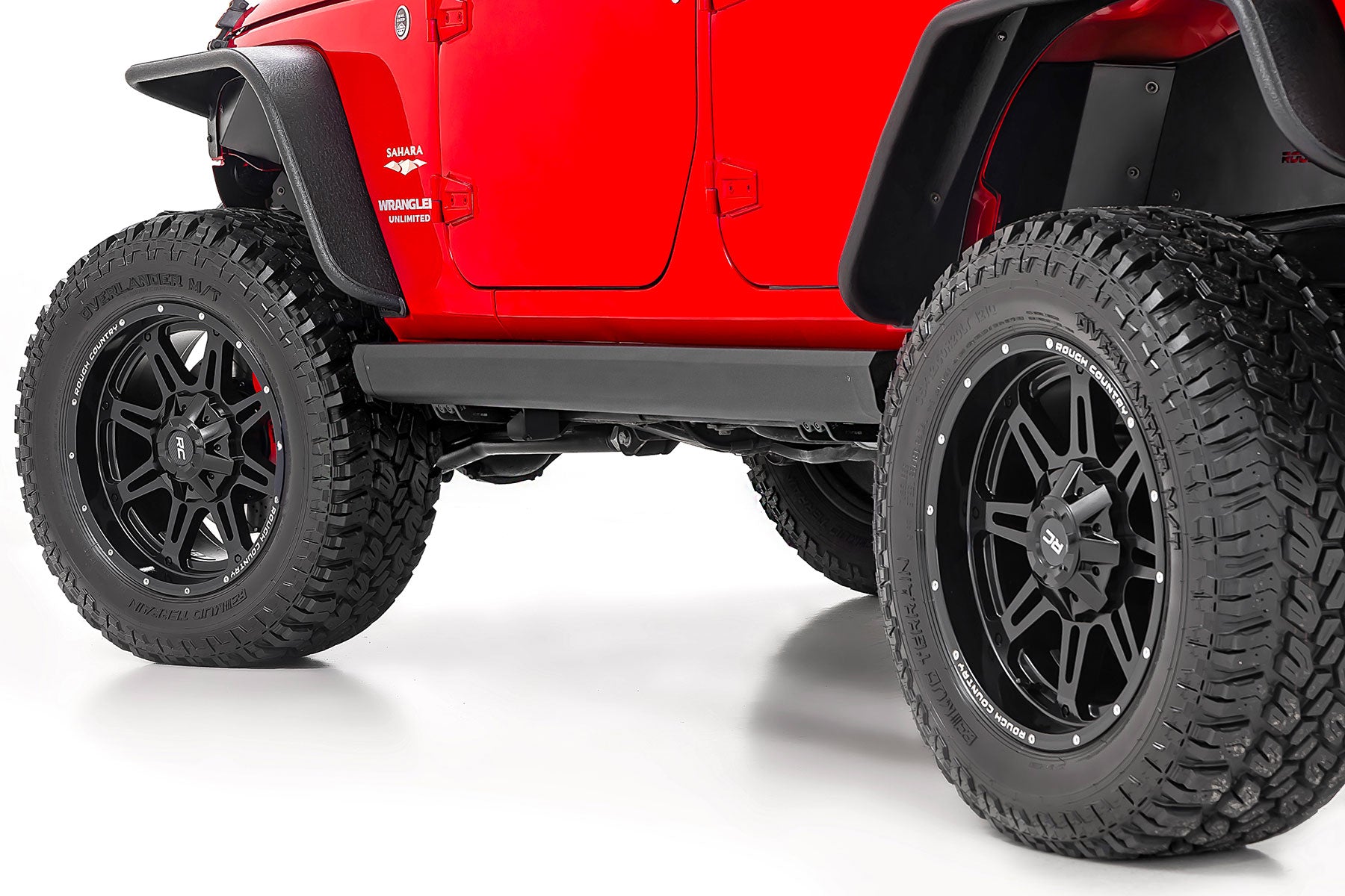 Rough Country Power Running Boards Dual Motor Jeep Wrangler JKU 4DR 07-18 PSR610330