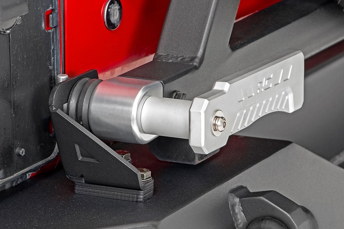 Rock Crawler Rear HD Bumper w/Tire Carrier fits 07-18 Wrangler JK 10594A