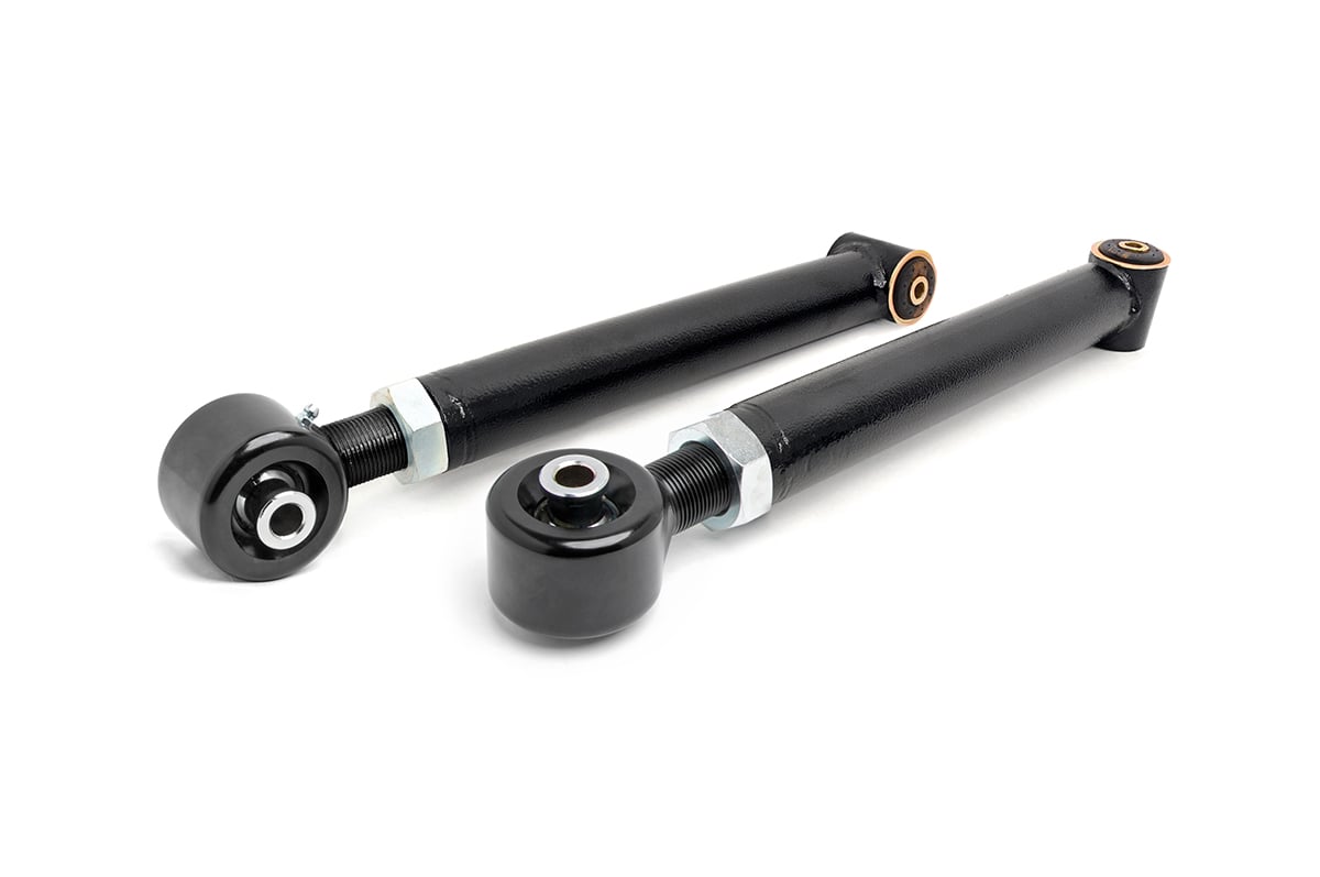 Rough Country Rear Lower Adjustable Ctrl Arms For Jeep Wrangler JK 2007-2017 11370