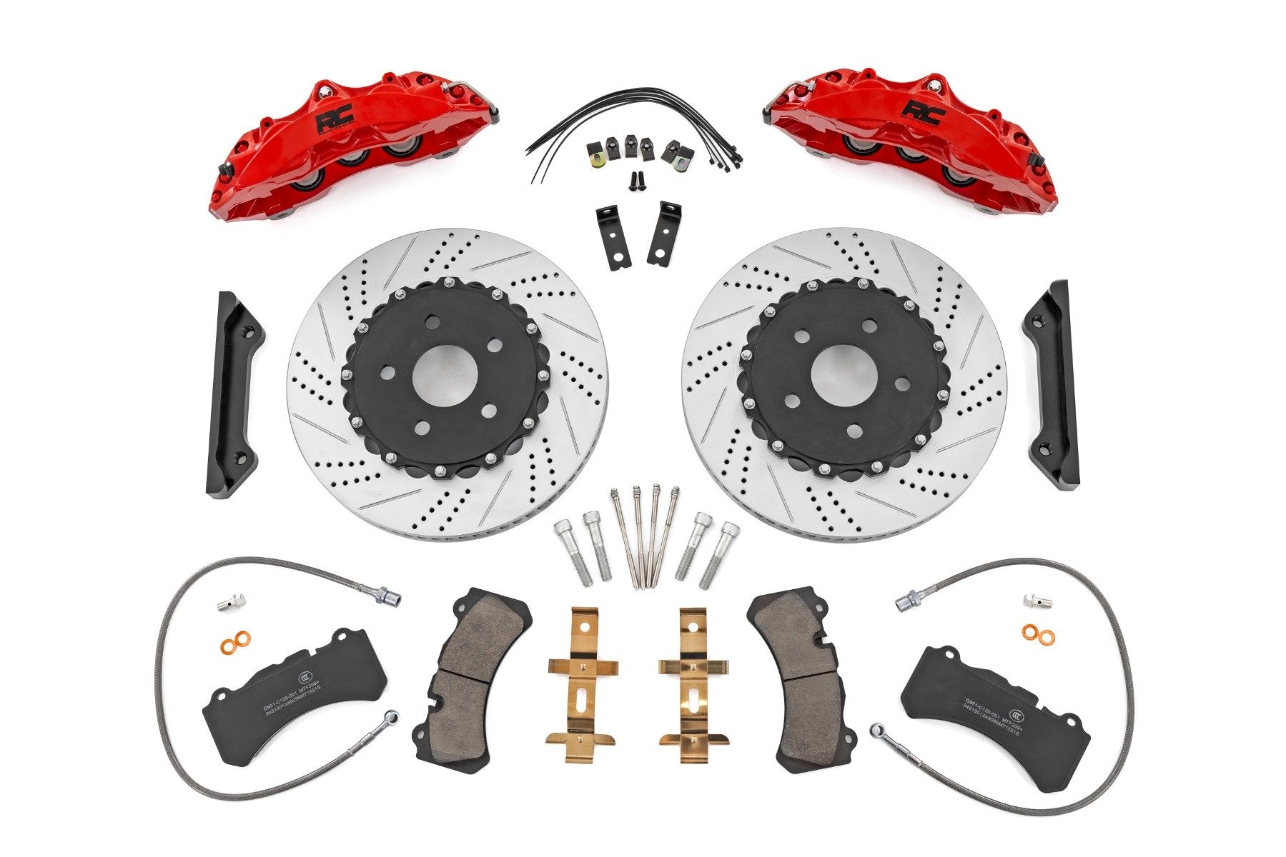Rough Country Big Brake Upgrade Front Jeep JK/JKU Wrangler 07-18 95100