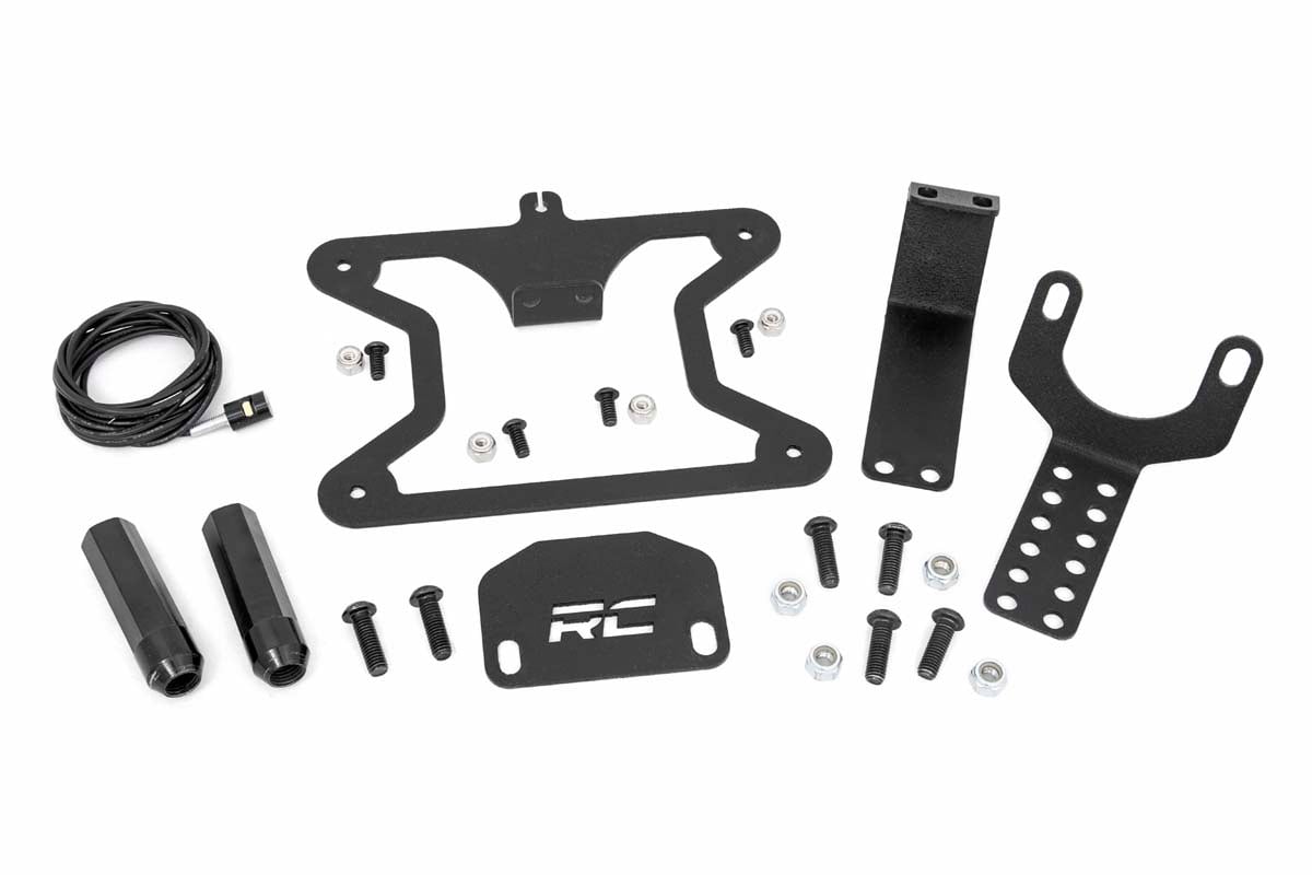 Rough Country Jeep License Plate Adapter 07-18 Wrangler JK/JK Unlimited 10541