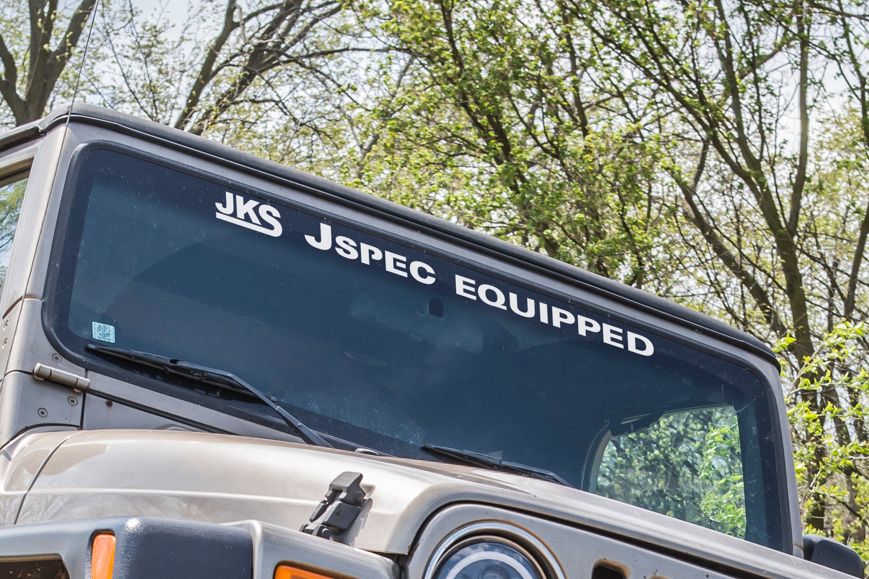 36" Windshield Decal | Jspec Equipped -1