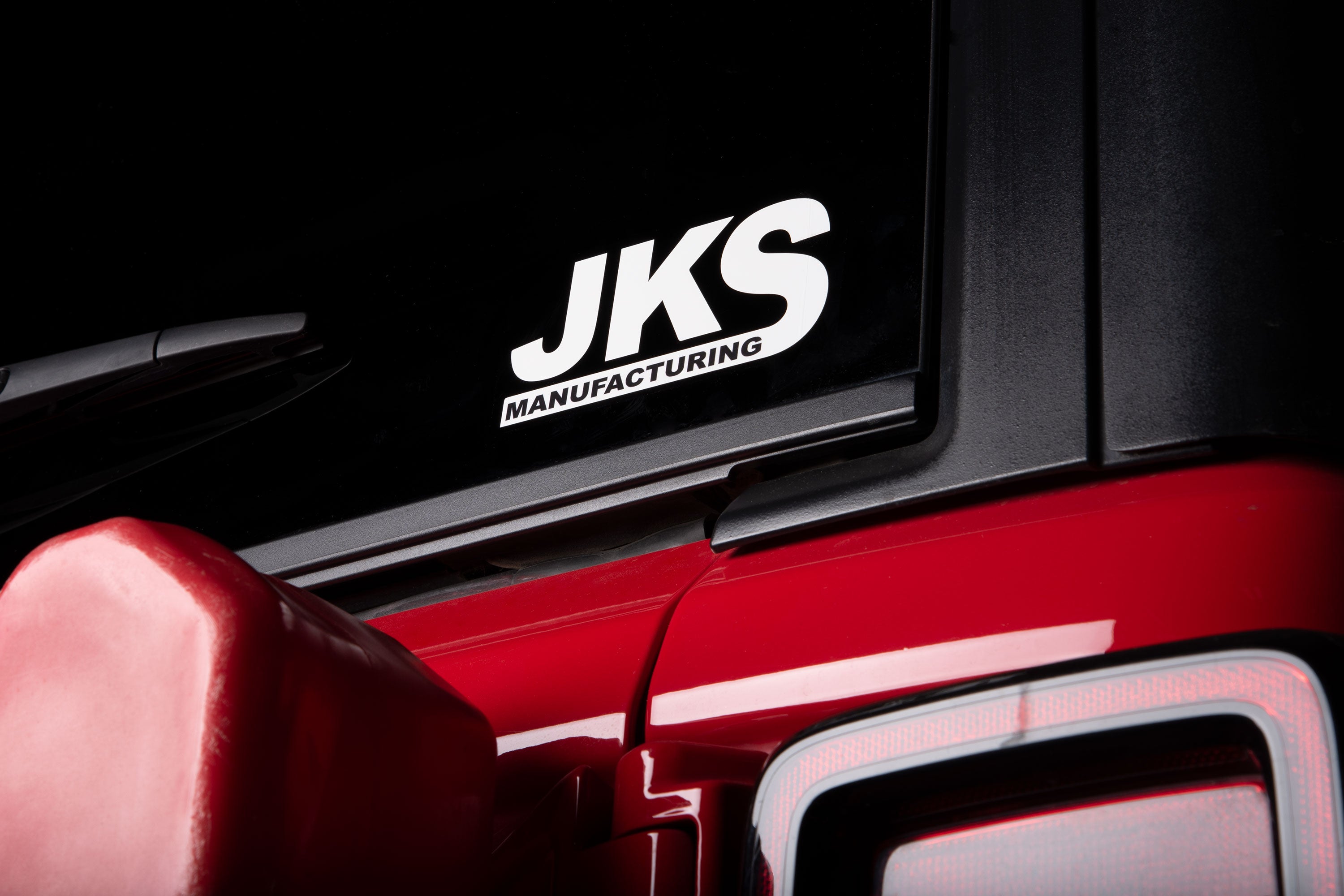 JKS Decal 2.5" x 5" | White -1