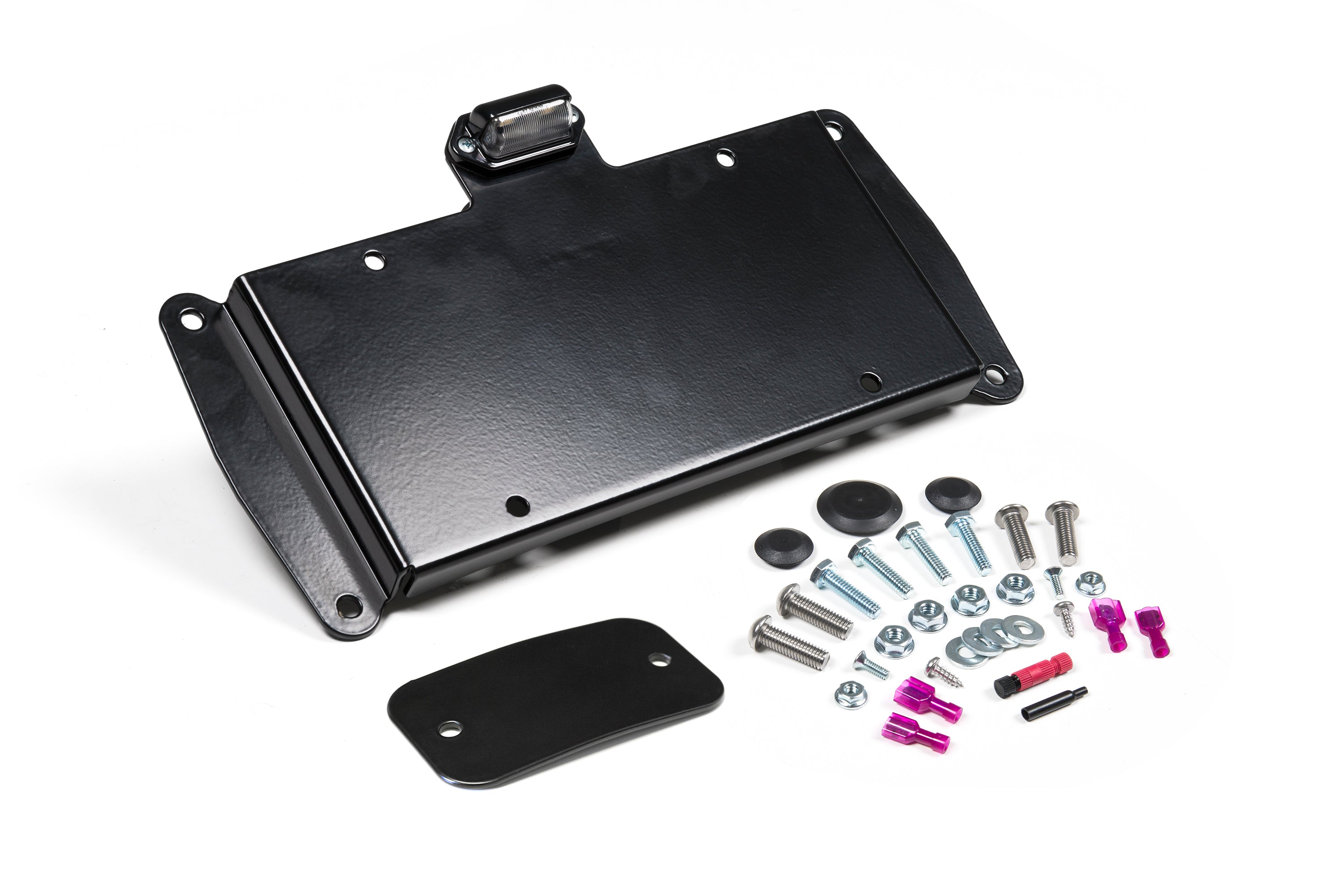 License Plate Relocation Kit w/Light | Wrangler JK -1