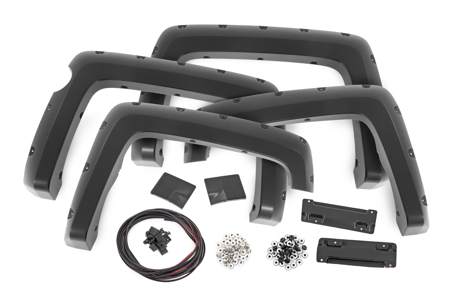 Rough Country Pocket Fender Flares | 5'9" Bed | G7C Red Hot | Chevy Silverado 1500 (14-18 & Classic)