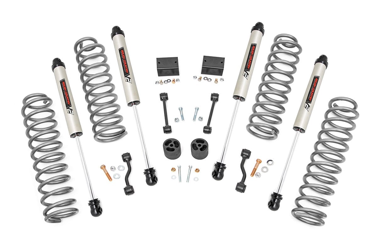 Rough Country 2.5" Lift Kit Coils V2 for Jeep Wrangler Unlimited 4wd 2024 79370