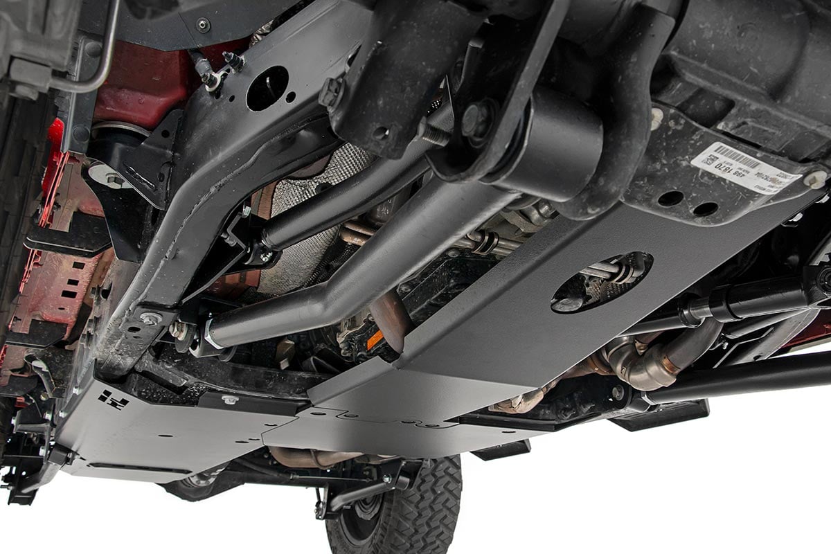 Rough Country Engine T Case Gas Tank Skid Plate System fits 18-20 JL Unlimited 10608